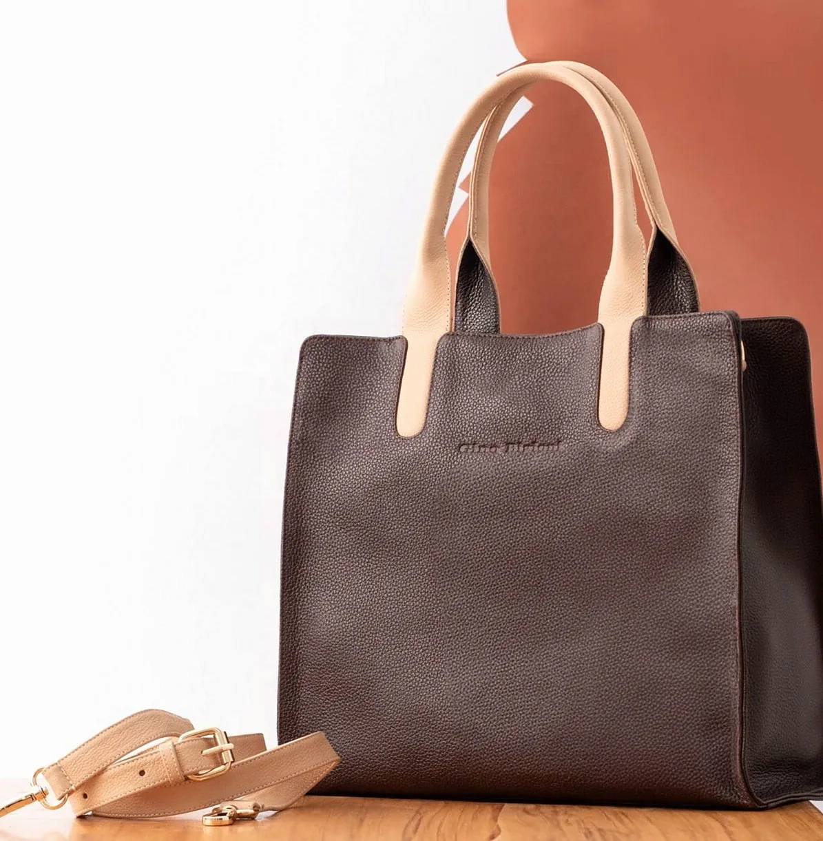 Vegetable-Tanned Leather Tote